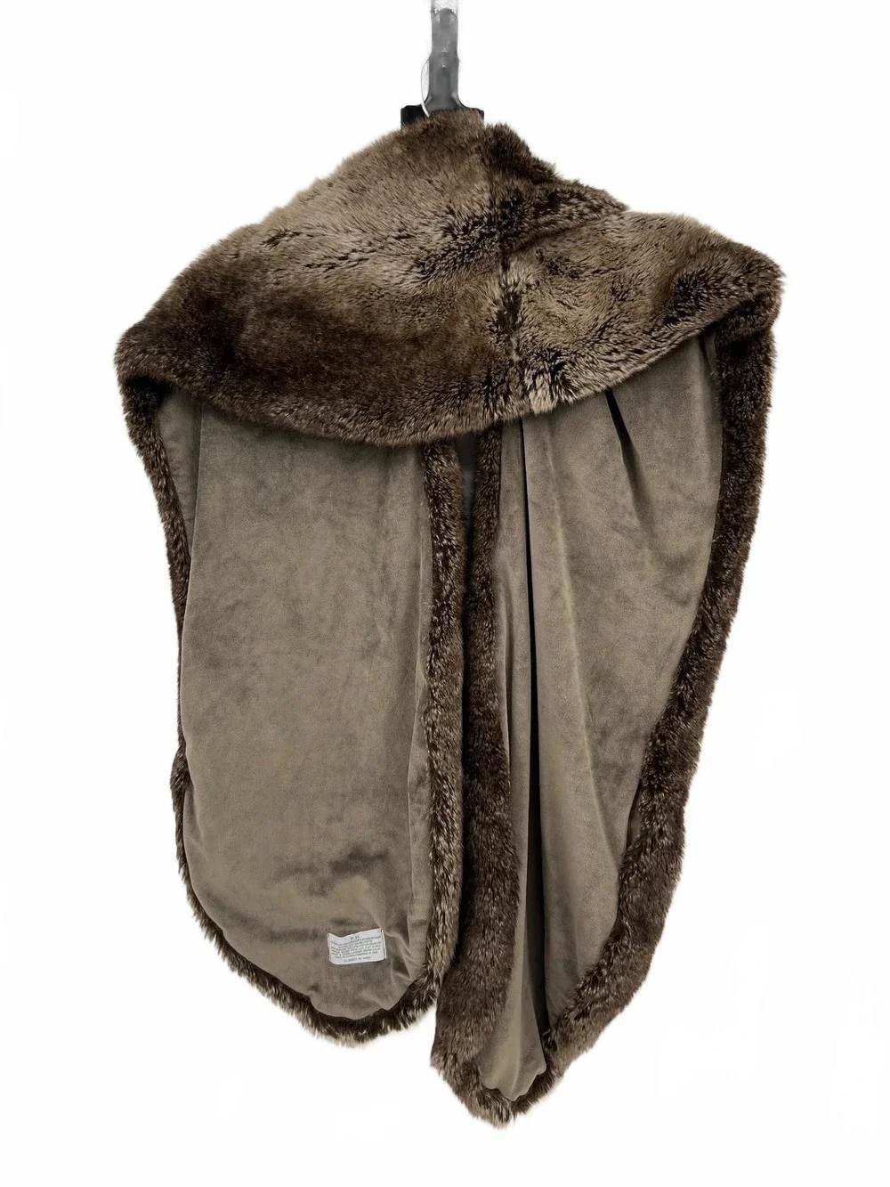Restoration Hardware Brown Scarf | Polyester Modacrylic OS | Women’s